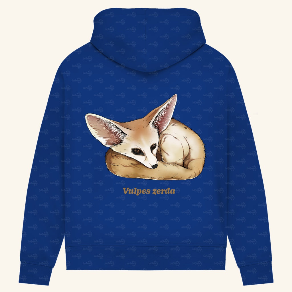Damen Bio Hoodie mit Seitentaschen | Wüstenfuchs Fennek Vulpes zerda