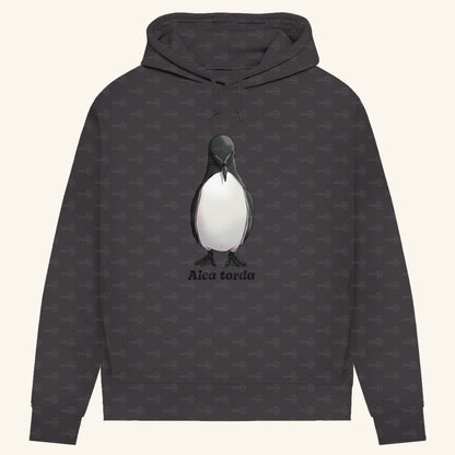 Damen Bio Hoodie mit Seitentaschen | Tordalk Razorbill Alca torda