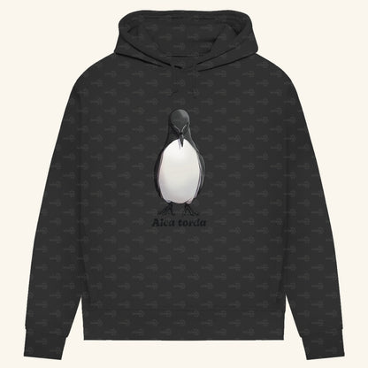 Damen Bio Hoodie mit Seitentaschen | Tordalk Razorbill Alca torda