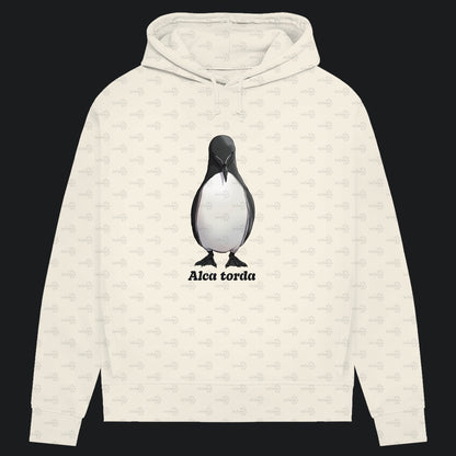 Damen Bio Hoodie mit Seitentaschen | Tordalk Razorbill Alca torda