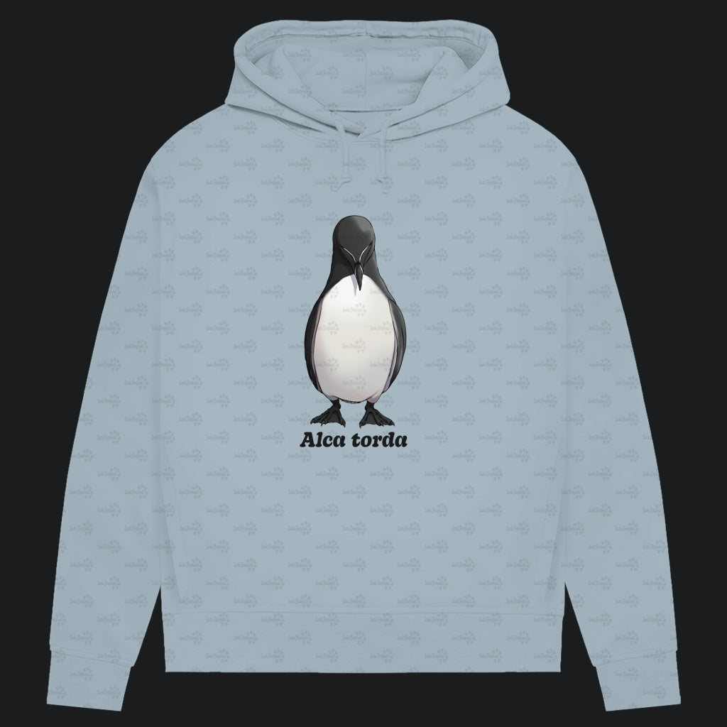 Damen Bio Hoodie mit Seitentaschen | Tordalk Razorbill Alca torda