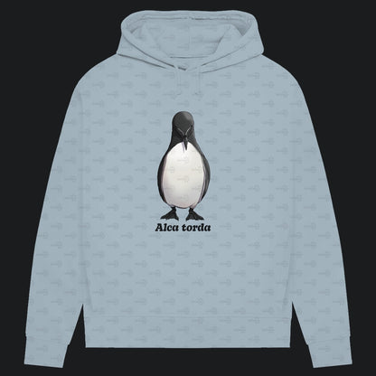 Damen Bio Hoodie mit Seitentaschen | Tordalk Razorbill Alca torda