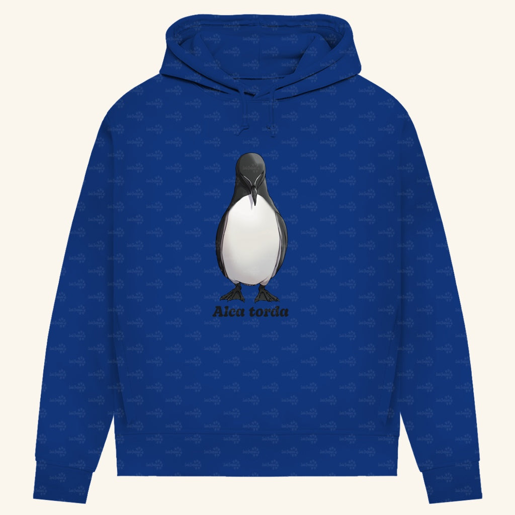 Damen Bio Hoodie mit Seitentaschen | Tordalk Razorbill Alca torda