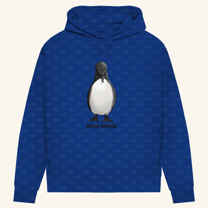 Damen Bio Hoodie mit Seitentaschen | Tordalk Razorbill Alca torda