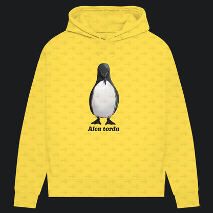 Damen Bio Hoodie mit Seitentaschen | Tordalk Razorbill Alca torda