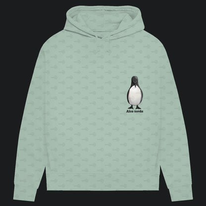 Damen Bio Hoodie mit Seitentaschen | Tordalk Razorbill Alca torda