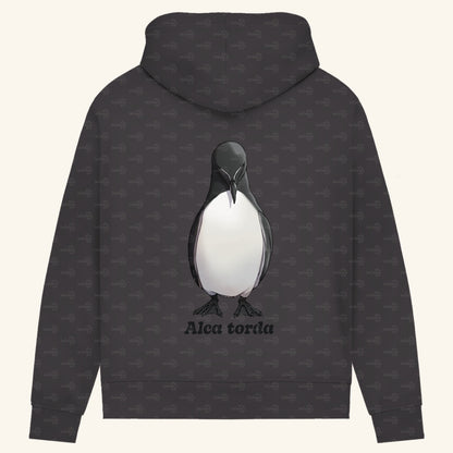 Damen Bio Hoodie mit Seitentaschen | Tordalk Razorbill Alca torda