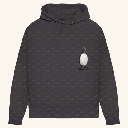 Damen Bio Hoodie mit Seitentaschen | Tordalk Razorbill Alca torda
