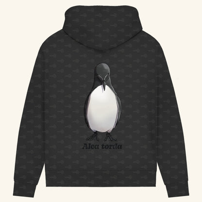 Damen Bio Hoodie mit Seitentaschen | Tordalk Razorbill Alca torda