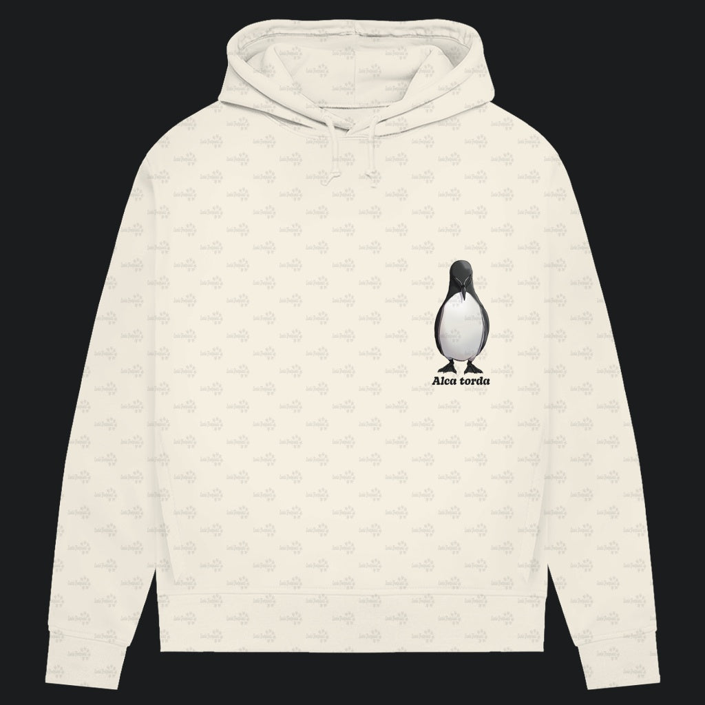 Damen Bio Hoodie mit Seitentaschen | Tordalk Razorbill Alca torda