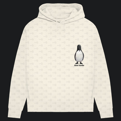 Damen Bio Hoodie mit Seitentaschen | Tordalk Razorbill Alca torda