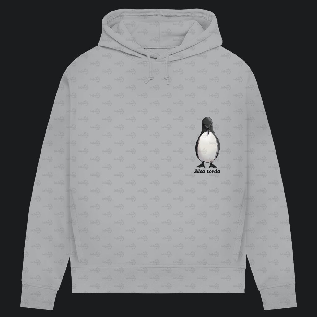 Damen Bio Hoodie mit Seitentaschen | Tordalk Razorbill Alca torda