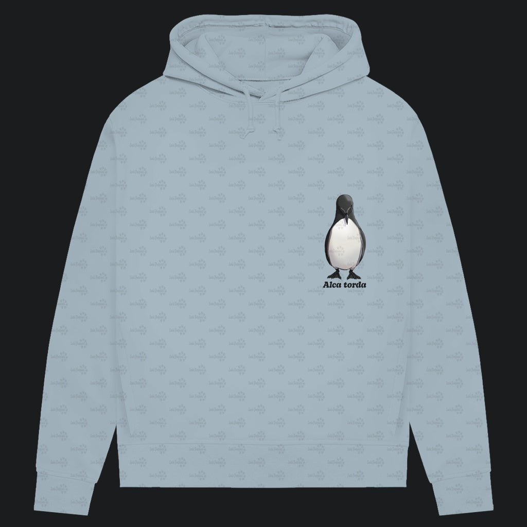 Damen Bio Hoodie mit Seitentaschen | Tordalk Razorbill Alca torda