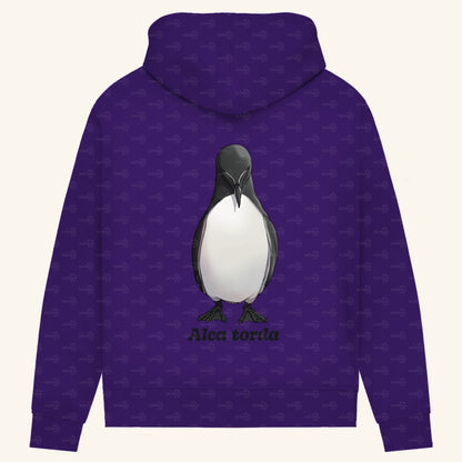 Damen Bio Hoodie mit Seitentaschen | Tordalk Razorbill Alca torda