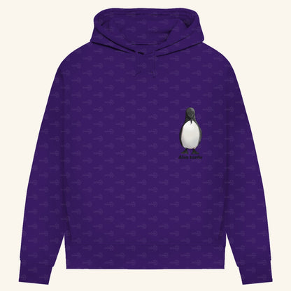 Damen Bio Hoodie mit Seitentaschen | Tordalk Razorbill Alca torda