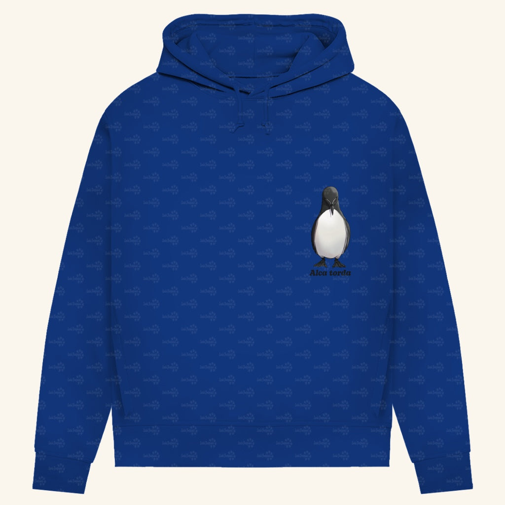 Damen Bio Hoodie mit Seitentaschen | Tordalk Razorbill Alca torda