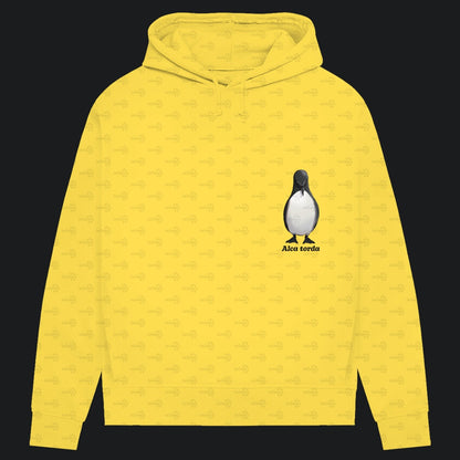 Damen Bio Hoodie mit Seitentaschen | Tordalk Razorbill Alca torda