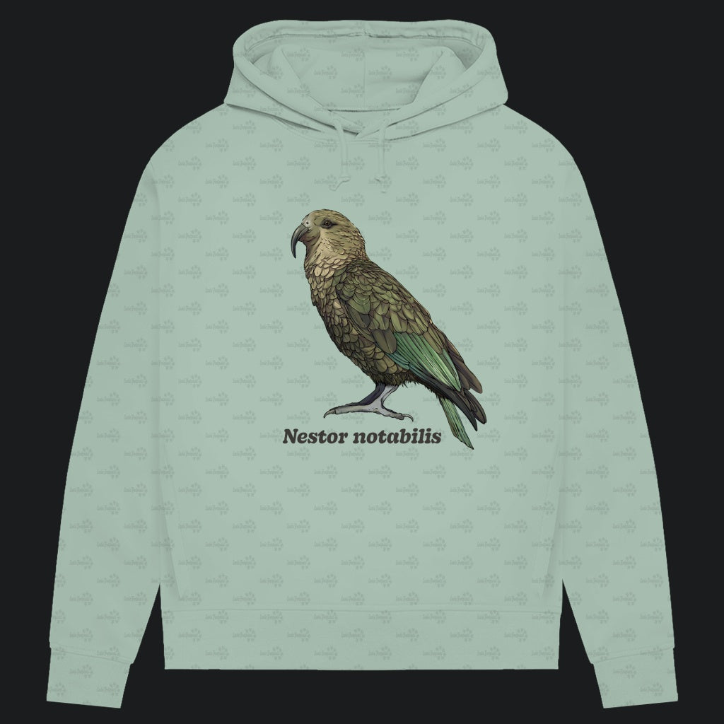 Damen Bio Hoodie mit Seitentaschen | Kea Alpenpapagei Nestor notabilis