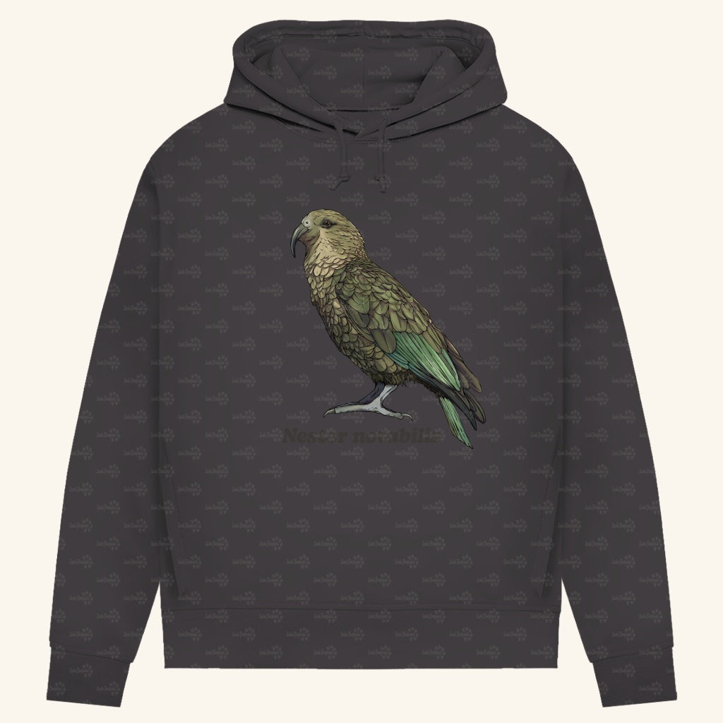 Damen Bio Hoodie mit Seitentaschen | Kea Alpenpapagei Nestor notabilis