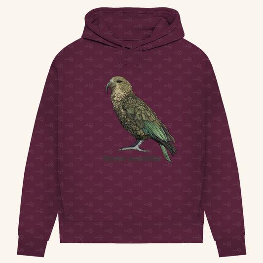 Damen Bio Hoodie mit Seitentaschen | Kea Alpenpapagei Nestor notabilis