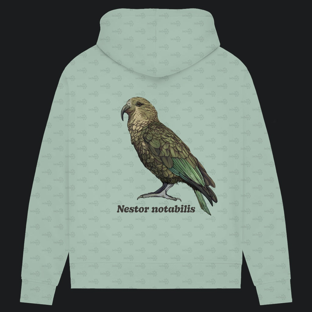 Damen Bio Hoodie mit Seitentaschen | Kea Alpenpapagei Nestor notabilis