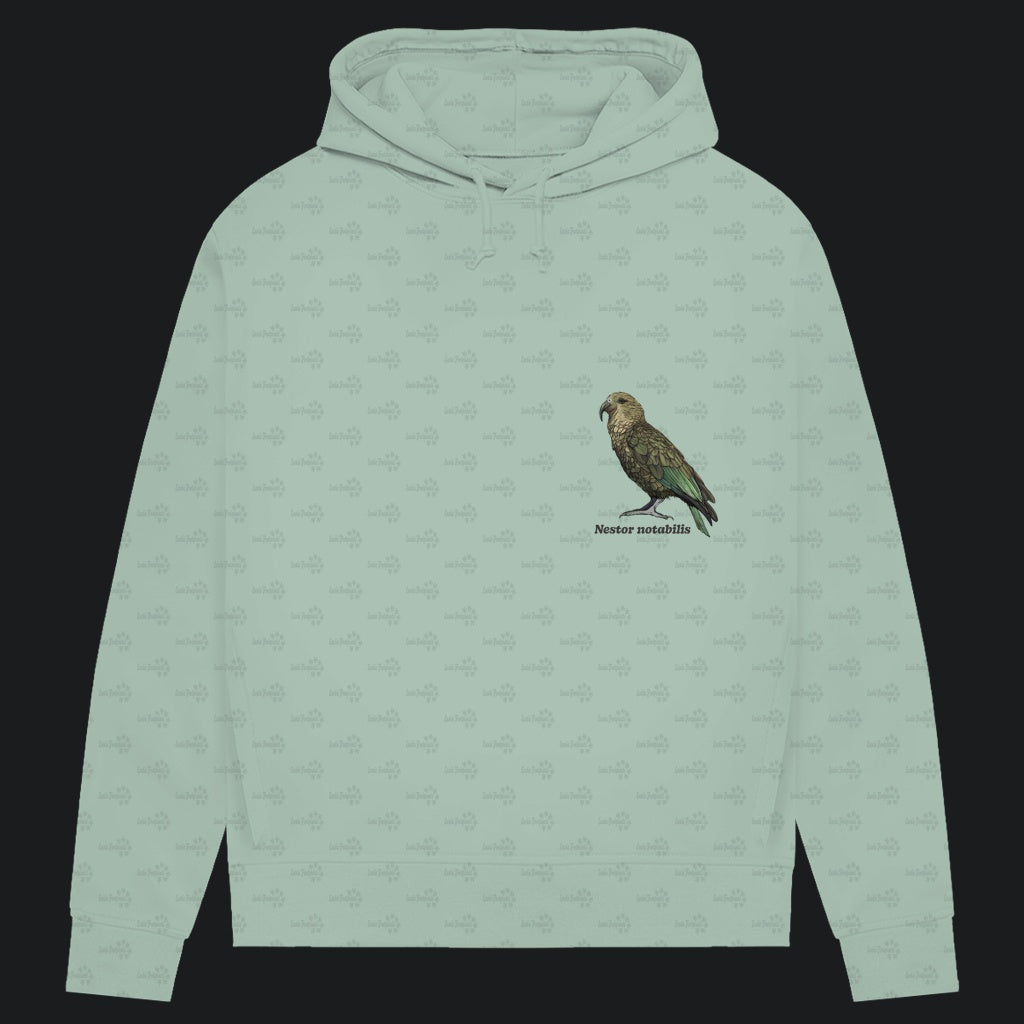 Damen Bio Hoodie mit Seitentaschen | Kea Alpenpapagei Nestor notabilis