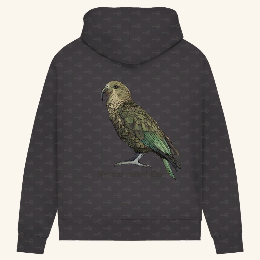 Damen Bio Hoodie mit Seitentaschen | Kea Alpenpapagei Nestor notabilis
