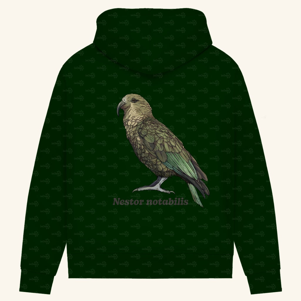 Damen Bio Hoodie mit Seitentaschen | Kea Alpenpapagei Nestor notabilis