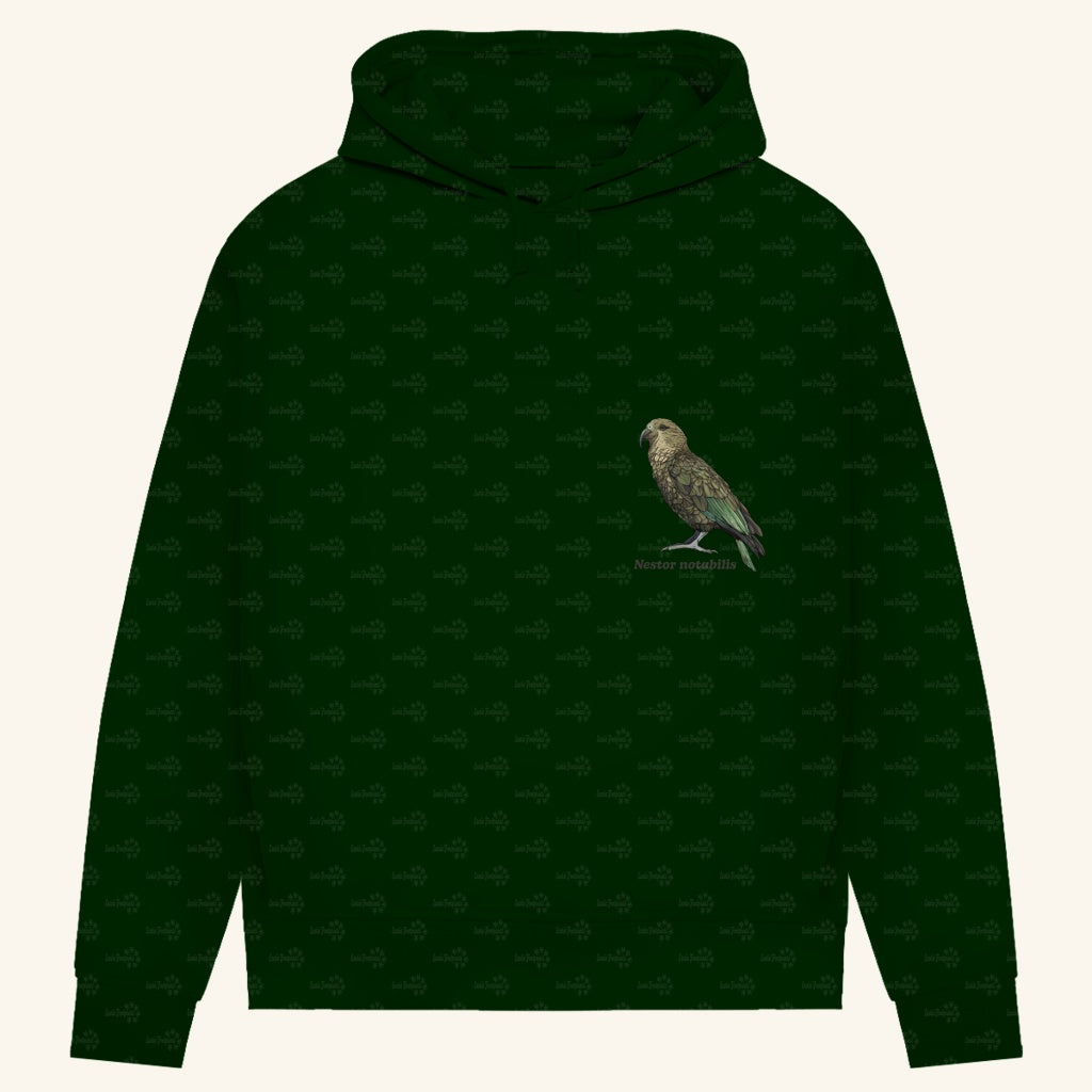 Damen Bio Hoodie mit Seitentaschen | Kea Alpenpapagei Nestor notabilis