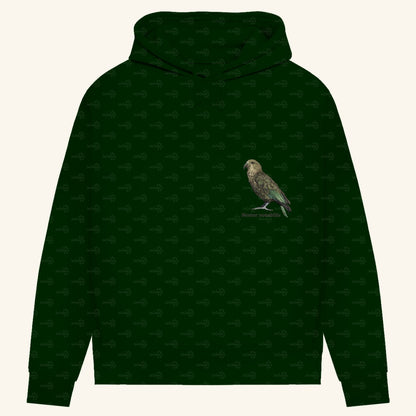 Damen Bio Hoodie mit Seitentaschen | Kea Alpenpapagei Nestor notabilis