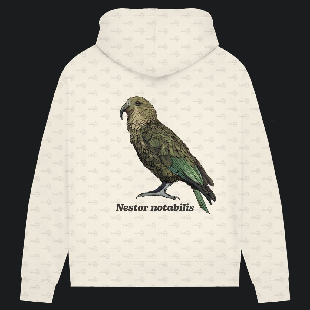 Damen Bio Hoodie mit Seitentaschen | Kea Alpenpapagei Nestor notabilis