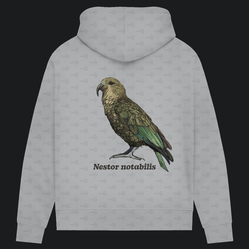 Damen Bio Hoodie mit Seitentaschen | Kea Alpenpapagei Nestor notabilis