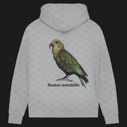 Damen Bio Hoodie mit Seitentaschen | Kea Alpenpapagei Nestor notabilis