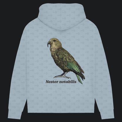 Damen Bio Hoodie mit Seitentaschen | Kea Alpenpapagei Nestor notabilis