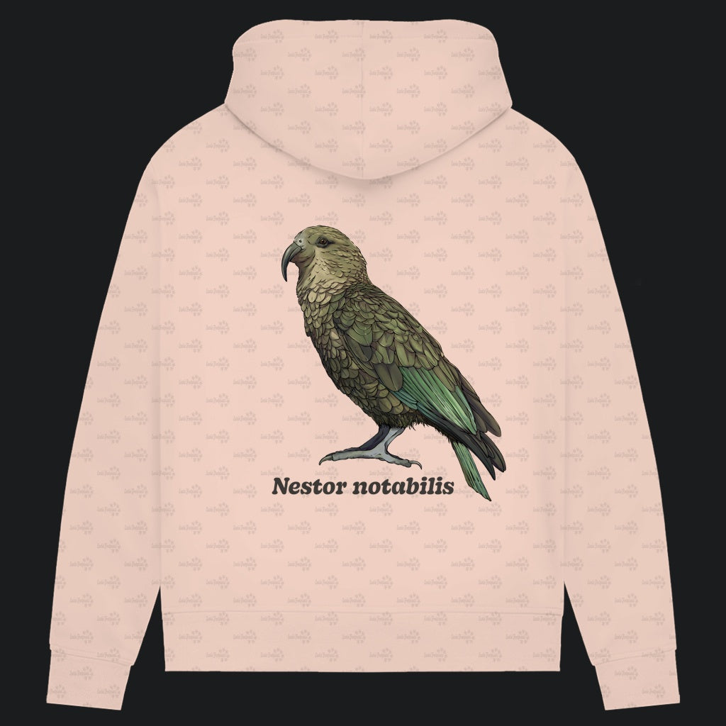 Damen Bio Hoodie mit Seitentaschen | Kea Alpenpapagei Nestor notabilis