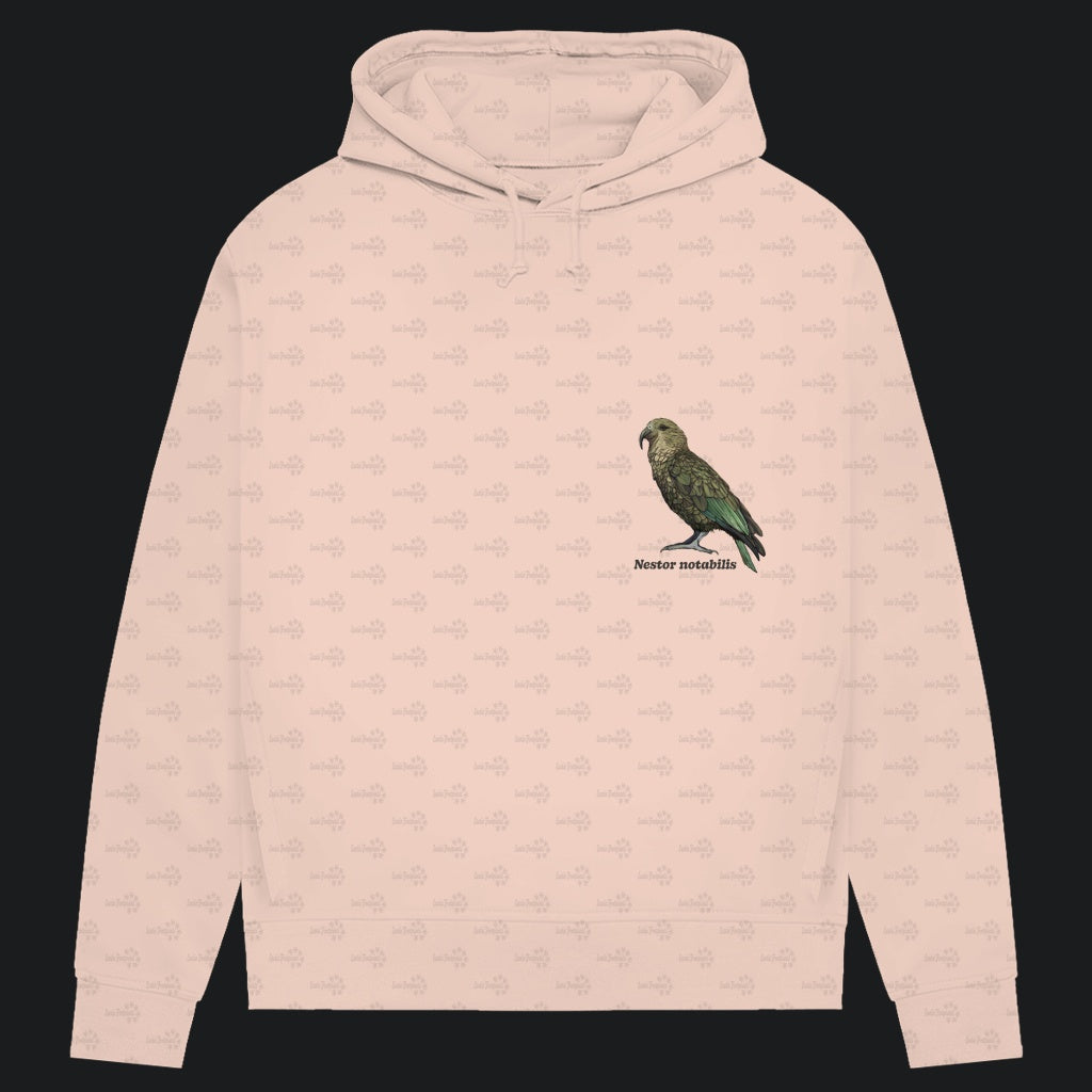Damen Bio Hoodie mit Seitentaschen | Kea Alpenpapagei Nestor notabilis