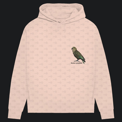 Damen Bio Hoodie mit Seitentaschen | Kea Alpenpapagei Nestor notabilis