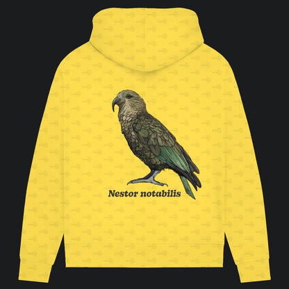 Damen Bio Hoodie mit Seitentaschen | Kea Alpenpapagei Nestor notabilis