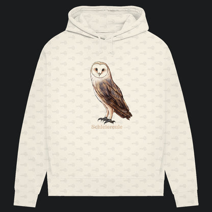 Damen Bio Hoodie mit Seitentaschen | Schleiereule Barnowl Tyto alba