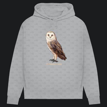 Damen Bio Hoodie mit Seitentaschen | Schleiereule Barnowl Tyto alba