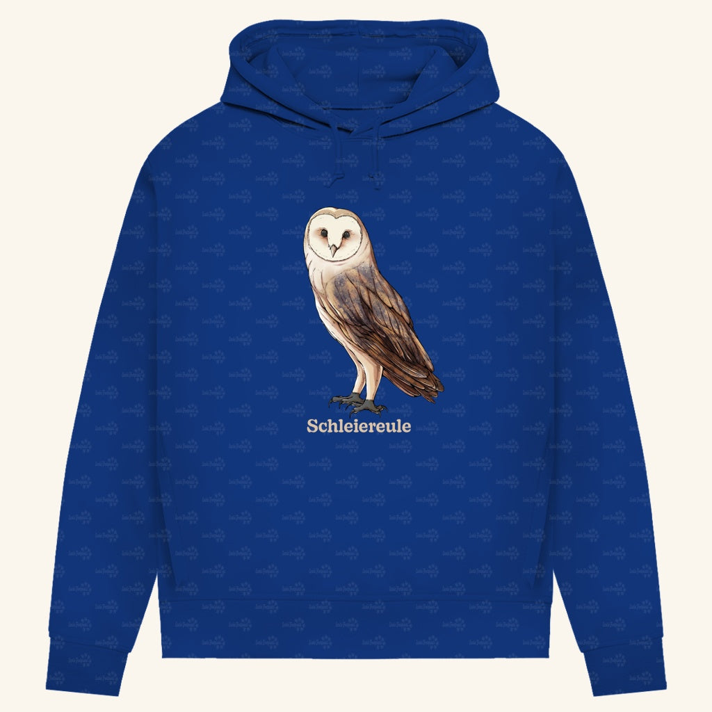 Damen Bio Hoodie mit Seitentaschen | Schleiereule Barnowl Tyto alba
