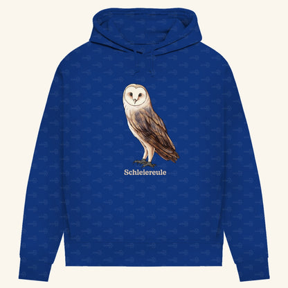 Damen Bio Hoodie mit Seitentaschen | Schleiereule Barnowl Tyto alba