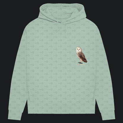 Damen Bio Hoodie mit Seitentaschen | Schleiereule Barnowl Tyto alba