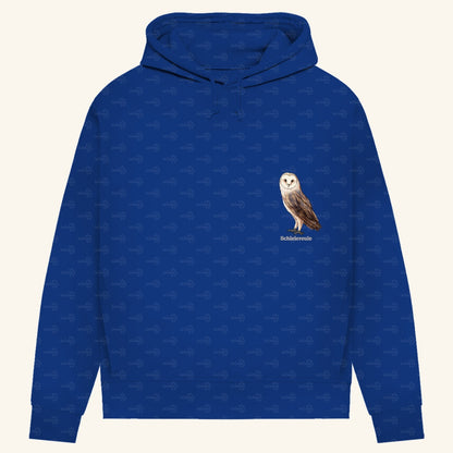Damen Bio Hoodie mit Seitentaschen | Schleiereule Barnowl Tyto alba