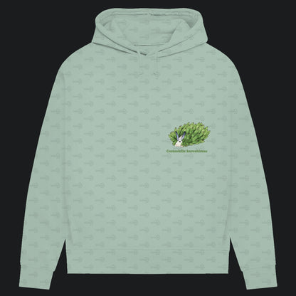 Damen Bio Hoodie mit Seitentaschen | Blattschaf Leafsheep Costasiella kuroshimae