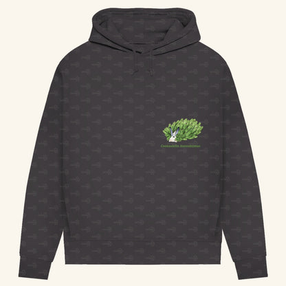 Damen Bio Hoodie mit Seitentaschen | Blattschaf Leafsheep Costasiella kuroshimae