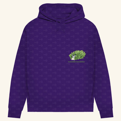 Damen Bio Hoodie mit Seitentaschen | Blattschaf Leafsheep Costasiella kuroshimae