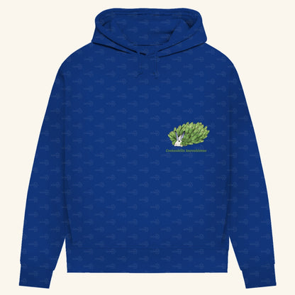 Damen Bio Hoodie mit Seitentaschen | Blattschaf Leafsheep Costasiella kuroshimae
