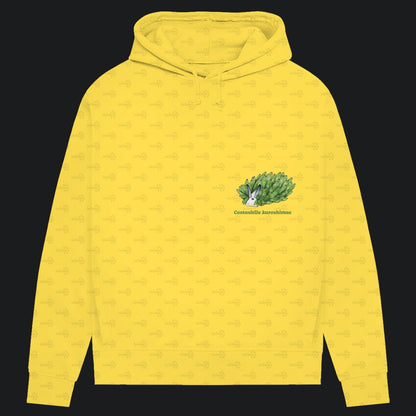 Damen Bio Hoodie mit Seitentaschen | Blattschaf Leafsheep Costasiella kuroshimae