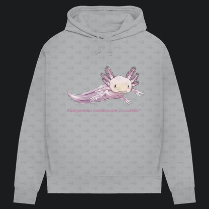 Damen Bio Hoodie mit Seitentaschen | Axolotl Ambystoma mexicanum Leucistic